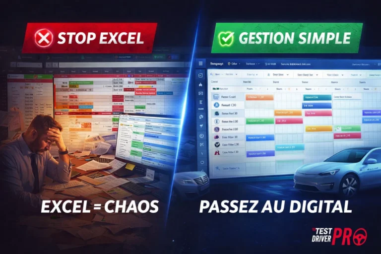 Pourquoi les concessions abandonnent Excel pour gérer leurs véhicules d&rsquo;essai