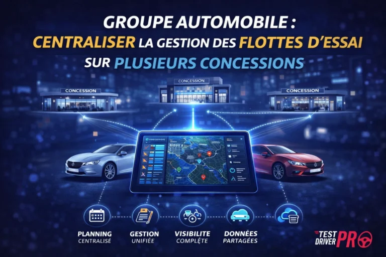 Groupe automobile : comment centraliser la gestion des flottes d&rsquo;essai sur plusieurs concessions